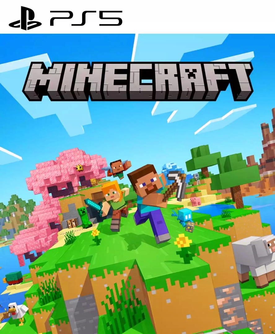 Minecraft-PS5-PlayStation-5-PS5-4K-60-FPS-j-polski-3500-monet-MINECRAFT-Producent-Mojang-Studios