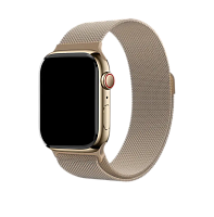 Ремешок металлический uBear Spark для Apple Watch 44/45/46/49mm (M/L, Gold)