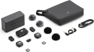 Портативный микрофон DJI Mic 3 (2TX+1RX+charging case)