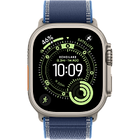 Умные часы Apple Watch Ultra 3 49mm (Natural Titanium Blue/Bright Blue Trail Loop M/L)